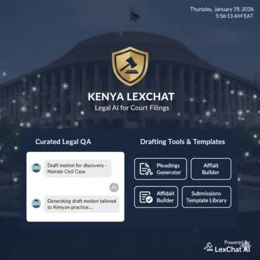 Preview of Esheria legal workflow tools